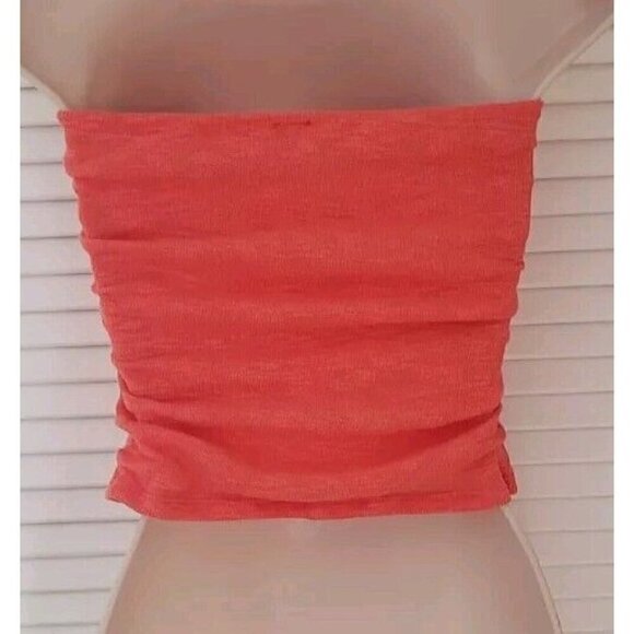 NEW FREE PEOPLE BOULEVARD BELLA ROSA LINED TUBE TOP SZ LARGE - Picture 5 of 7